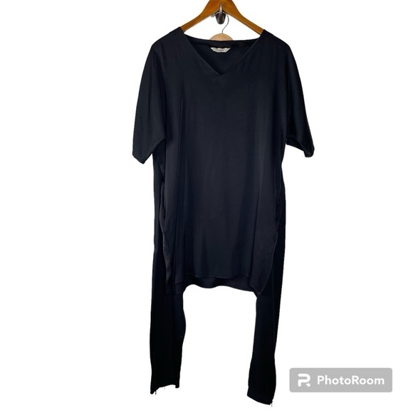 Tucker Black Silk Tunic & Pant Set Size Small - Picture 1 of 12